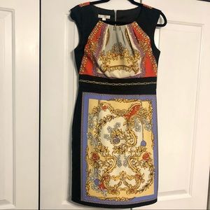 London Times Print Dress